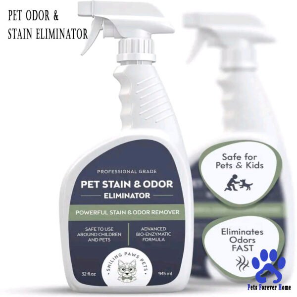 Pet Stain And Odor Eliminator Spray.